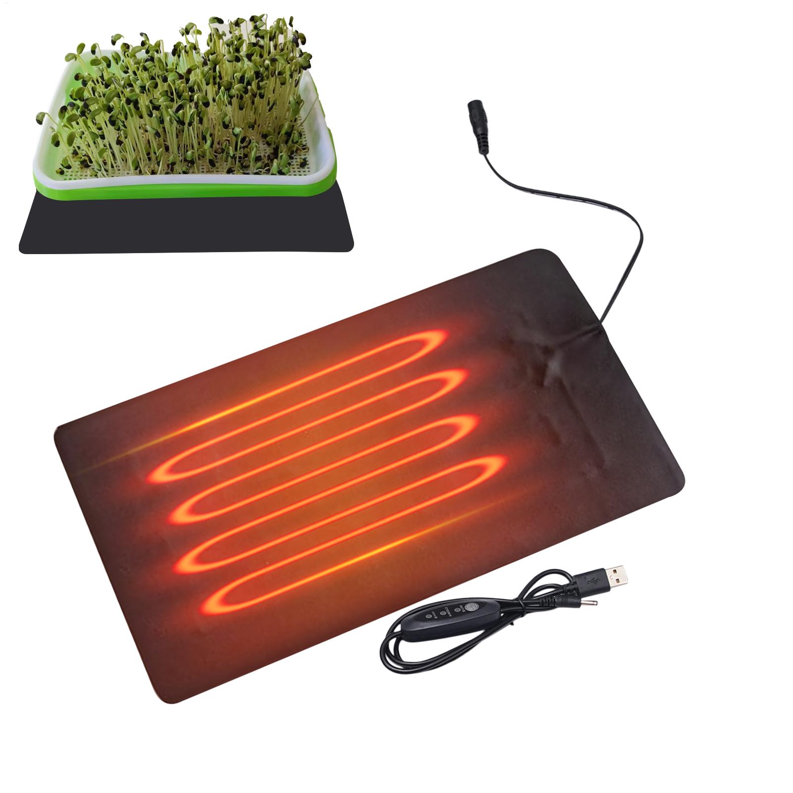 Seedling Heat Mat - Tapetes de aquecimento USB para mudas,