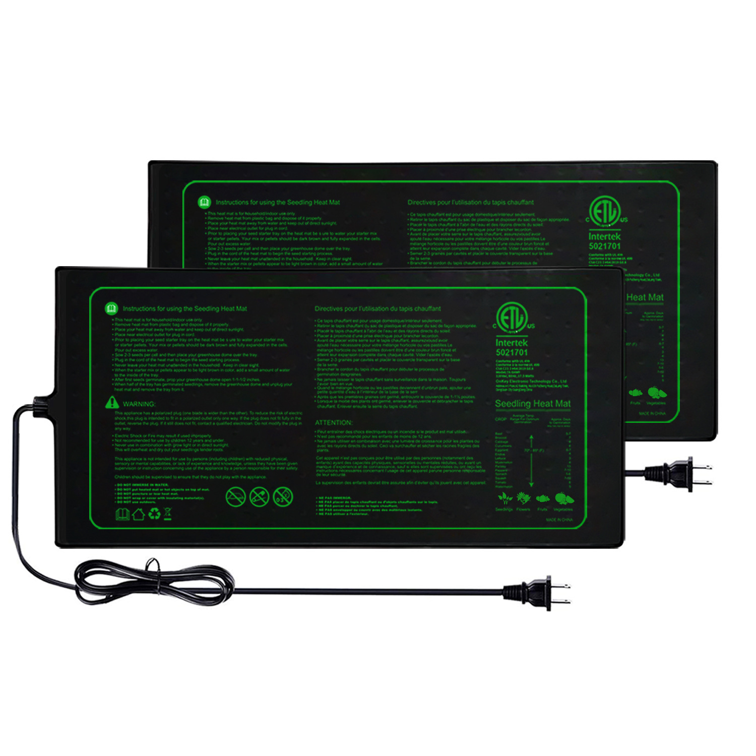 Tapete de calor para mudas, do - Seedling Heat Mat avaliação e preço
